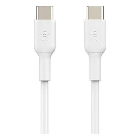 Belkin USB-C auf USB-C Boost Charge Kabel (USB Typ-C Schnellladekabel für Pixel, iPad Pro, Samsung und andere Geräte, 1 m), white (1/5)