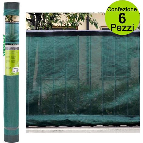 Rete frangivista strong verde h 1 x 30 metri contenere le siepi resistente ai rami verdemax