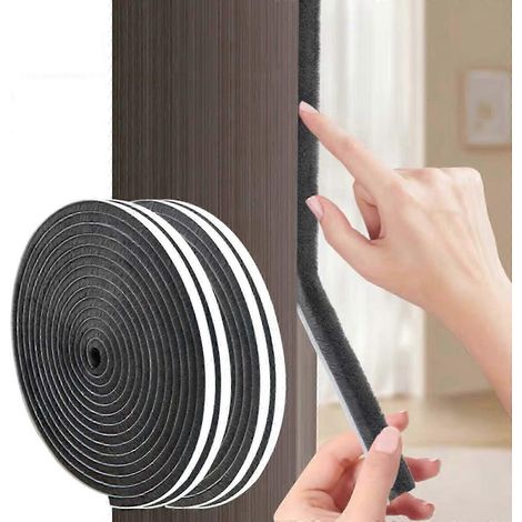 Joints brosse, 0,4 x 66 pieds, pour portes et fenêtres (1/5)