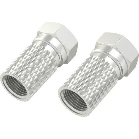 connettore f hama 205273 6.8 mm avvitabile confezione 4