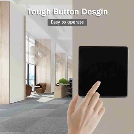 Thermostat intelligent, écran tactile LCD rétroéclairé,thermostat programmable hebdomadaire pour système de chauffage de l'eau (1/5)