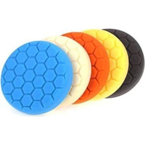 CSPARKV Lot de 5 bonnets pour polisseuse - 150 mm (1/4)