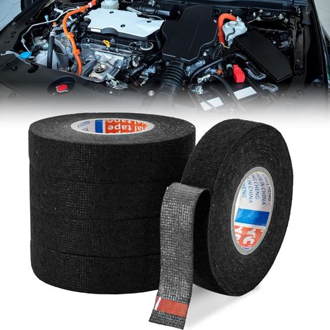 rouleaux de ruban adhésif en mm x m isolant pour câblage automobile température usage 5 19 15 tissu (1/5)