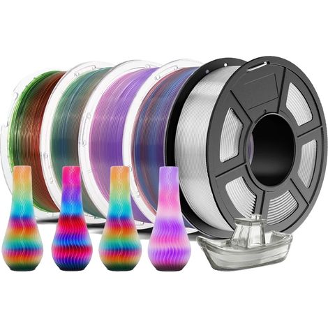 Filamento PLA, diametro 1,75 mm, materiale ecologico (1/2)