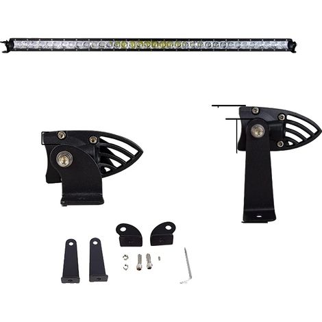 Barra de luz LED de alto brillo, diseño impermeable, 96,5 cm (38 pulgadas), 180 W, sin cables. (1/2)