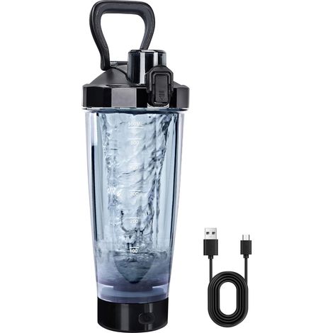 Elektrischer Protein-Shaker, 600 ml, wiederaufladbarer elektrischer Shaker mit USB-C-Anschluss, elektrischer Protein-Shaker, elektrischer Protein-Shaker (1/5)
