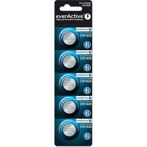 Everactive CR16205BL pila doméstica Batería de un solo uso CR1620 Litio (1/2)