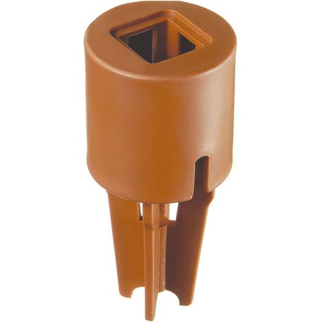 Juwel Garten Baustein Abschluss-Stopfen 2 St terracotta Beeteinfassung Hochbeet (1/2)