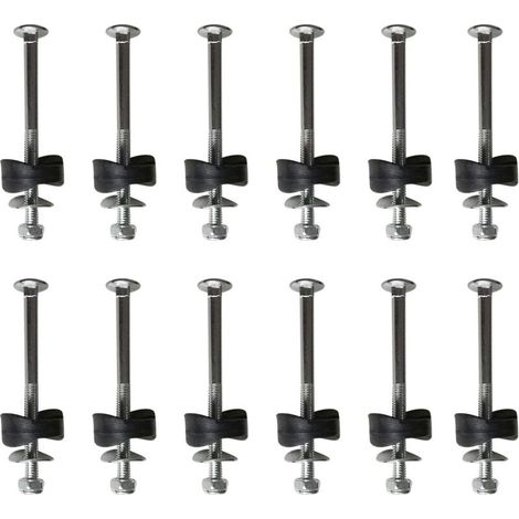 Lot de 12 entretoises de trampoline avec vis pour fixer le trampoline - Accessoires de rechange pour trampoline