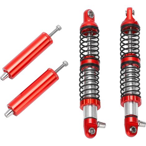 Amortisseurs Avant Arrière Rouge pour Modèle RC 1/10 AXIAL SCX10, Pièces Amélioration Radiocommandé (1/5)