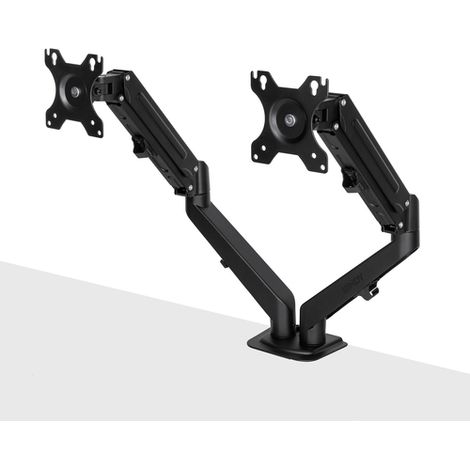 Supporto/base per monitor Lindy 40708 da scrivania, 68,6 cm (27"), nero. (1/5)