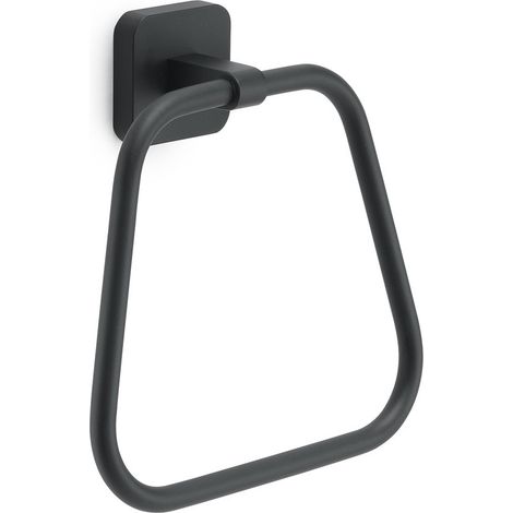 Tonga portasalviette ad anello nero matt