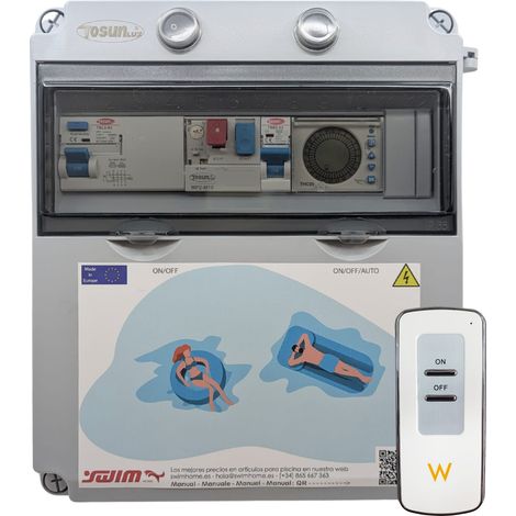 Cuadro Eléctrico Trifásico 60W 12V IP65  Bomba Agua De 0.5 a 4A + Control