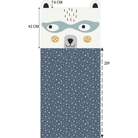 Sac de couchage pour enfants avec serrure, 142 x 62 cm