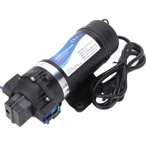 Pompe à eau à membrane haute pression, prise AU, 220 V CC/CA, moteur en cuivre, démarrage/arrêt automatique (1/5)