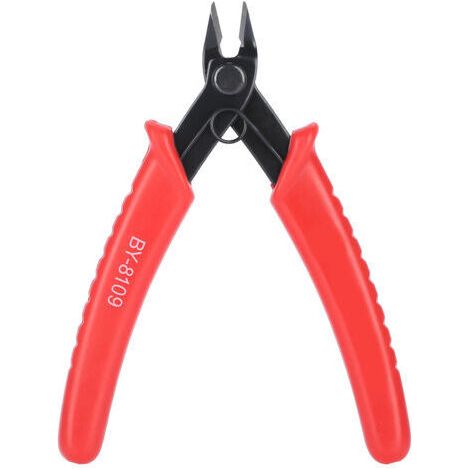 Pince coupante, coupe-fil 0,8-1,6 mm, poignée ergonomique, portable, pour usage domestique et industrie électronique (1/5)