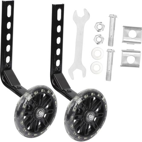 2pièces Roues Auxiliaires pour Garçon Fille Stabilisateurs Compatibles à Roues Lumineuses Silencieuses pour Apprentissage (1/5)