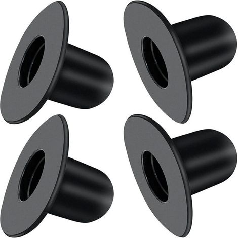 4 Pièces Bouchon de Piscine, Noir Bouchons de Fond de Rechange, pour Piscines Hors Sol (1/5)