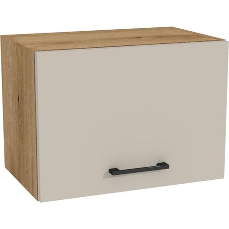 Oberschrank mit Dunstabzugshaube, Korpus 50/36 Capri, Front Eiche Evoke, Kaschmir Ma (1/3)