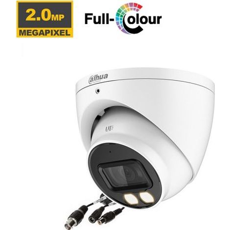 Dahua telecamera dome 2MP Full Color starlight - HAC-HDW2249TP-A-LED (3.6mm) S