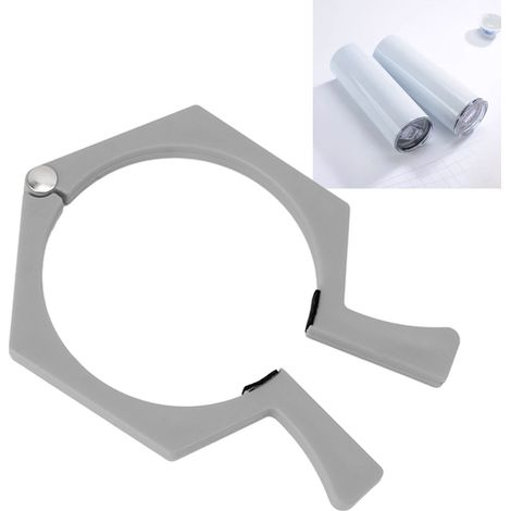 Sublimationsclip für 20-oz-Becher 2 rutschfeste ABS-Clips mit flachen Seiten für Sublimationspapier Einfaches Befestigungswerkzeug (1/5)