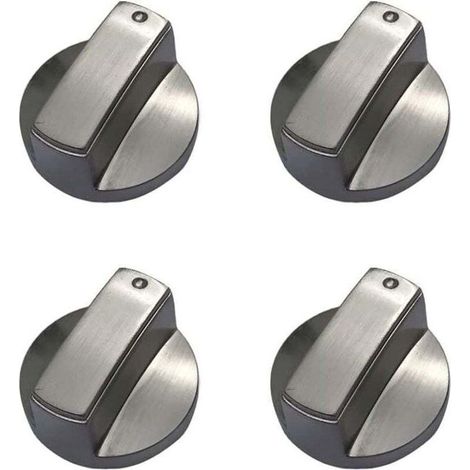 Lot de 4 boutons de cuisinière à gaz universels en métal pour cuisinière à gaz 6 mm (1/5)