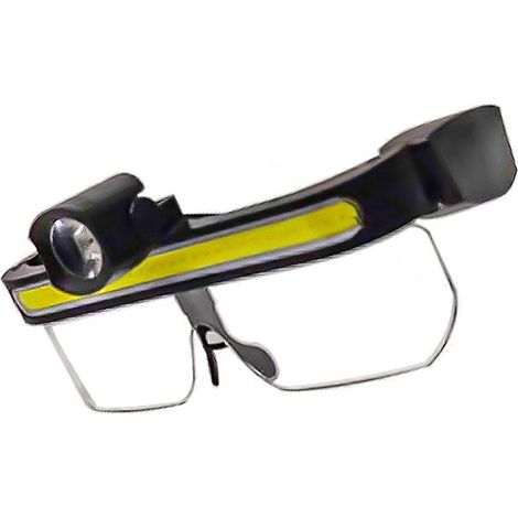 Bandeau lumineux LED, lampe frontale multifonctionnelle pour lunettes, lampe frontale LED rechargeable, lampe frontale étanche pour le vélo, la pêche et les réparations - JBMEDIA (1/4)