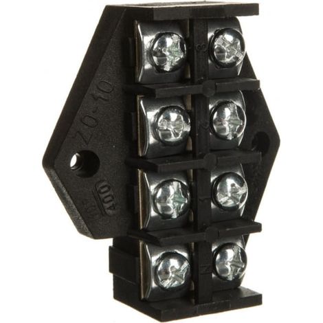 Verteilerkasten /10mm2/ 4-spurig schwarz ZPT4-10.0 83005007