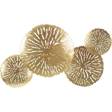 Lampe Murale Design "Dishi" 47cm Or