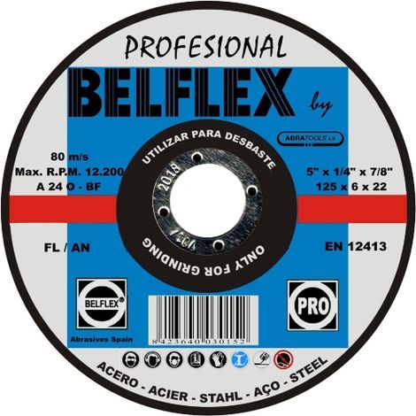 Disco FL/AN A24BF FL/AN 125X6X22 A24BF