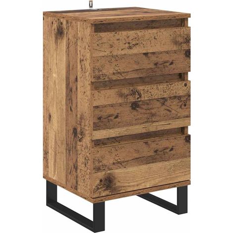 Buffet,Meuble de Rangement,Bahut avec tiroir Bois ancien Bois d'ingénierie CFW926653 (1/5)