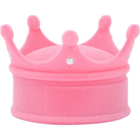 Personalisierte Schmuckschatulle im Retro-Stil für Ohrringe und Halsketten – Rosa (1/5)