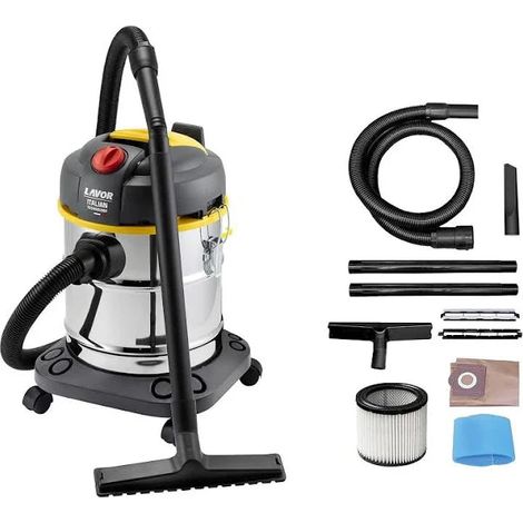 Lavor PRO 8.253.0023 WTP 20 X Aspirapolvere a traino Secco e bagnato 20 L 1600 W Acciaio inox (1/5)