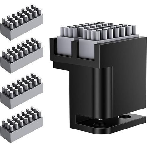 PX 4 Bürsten kompatibel mit 3D Bambu Lab P1P/P1S/X1/X1C/X1E, Silikon-Heizbett-Reinigungsset (1/5)