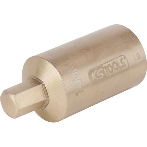 Douille tournevis 6 pans 1" 19mm, 90mm - Version courte - Alliage en Aluminium Bronze - Antidéflagrant (1/2)