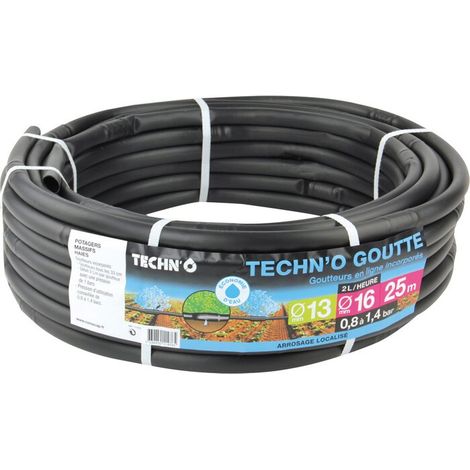 Tuyau Goutte à Goutte 2l/h 25m Irrigation Précise 2l/h, Longueur 25m - Générique