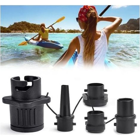 pair Adaptateur de pompe SUP pour bateaux gonflables, adaptateur de valve de pompe cerf-volant/Boston, pompe à air Standard, adaptateur de valve multifonction (1/5)