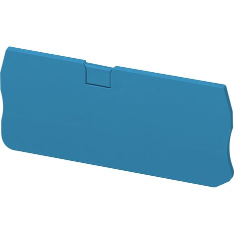 Cloison extremité 4 pts bleu 22mm pour bornes ressort NSYTRR24 NSYTRP24 SCHNEIDER NSYTRACR24BL