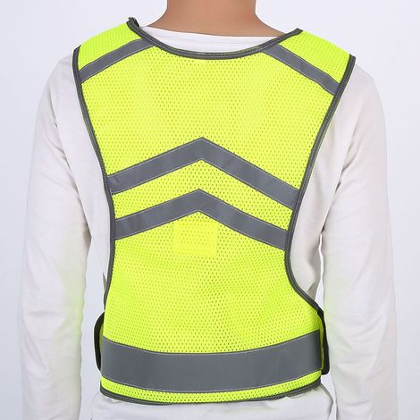Veste réfléchissante ajustable pour cyclisme, course et randonnée - Sécurité haute visibilité (1/5)