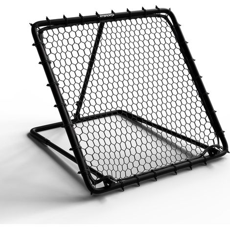 Rimbalzatore di calcio 100 x 100 cm Power Pass   Rimbalzatore con funzione pieghevole per l'allenamento dei passaggi e del tiro (1/2)