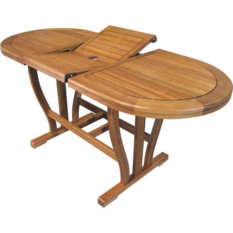 TURRIS - set tavolo in alluminio e teak cm 120/160 x 70 x 74 h con 4 sedie e 2 poltrone Mulier (1/4)