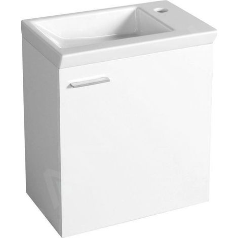 ZOJA Meuble Lavabo 44x50x25,3cm, blanc (1/2)