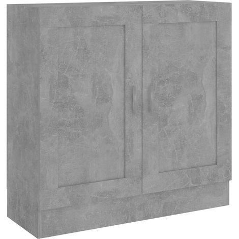 Maison Exclusive - Libreria Grigio Cemento 82,5x30,5x80 cm in Legno Multistrato (1/5)