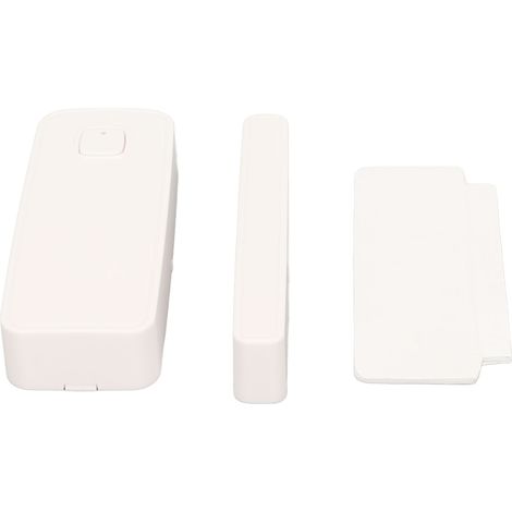 Capteur magnétique de porte WiFi 2.4Ghz 50m Anti-vol Fenêtre Porte Alarme Sécurité Domotique Sans Fil Blanc (1/5)
