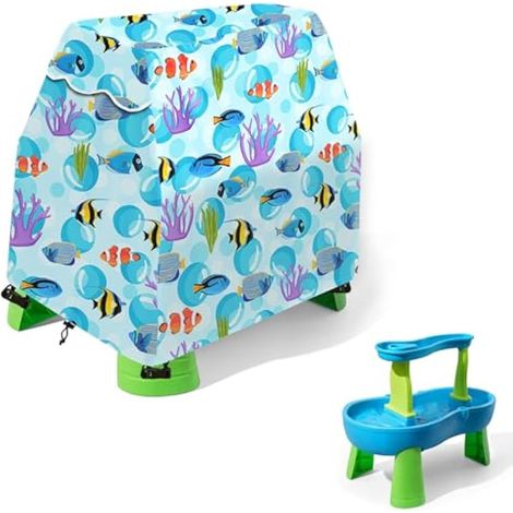 okcool Housse de table d'eau pour enfants adaptée à l'étape 2 - Housse de jouets pour table d'eau d'extérieur pour les tout-petits de 1 à 3 ans, une large sélection de couleurs et de motifs mignons (1/5)