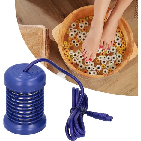 Accessoires de Bien-Being pour Spa et Jardin avec Billes d'Energie et Ionisateur à Pieds - Double Trou Bleu - Lavable-AUTRES (1/5)