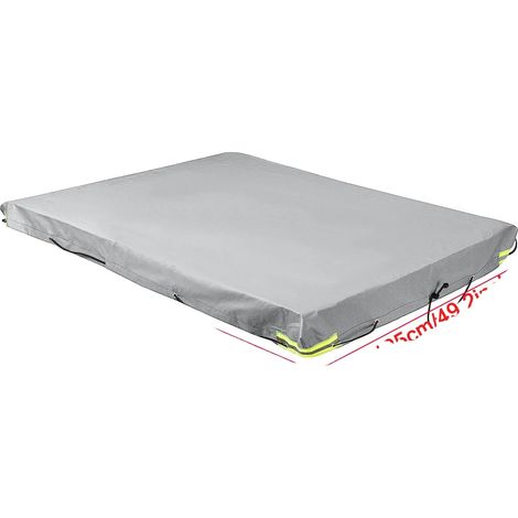 Funda para remolque, a prueba de polvo, impermeable, GRIS (1/2)