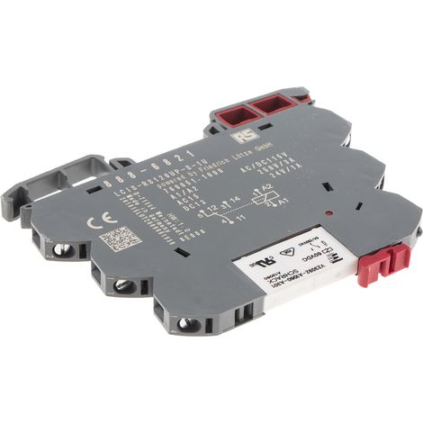 Module de relais d'interface 115V c.a. / V c.c., 1 RT, montage Rail DIN ( Prix pour Paquet de 5 ) (1/2)