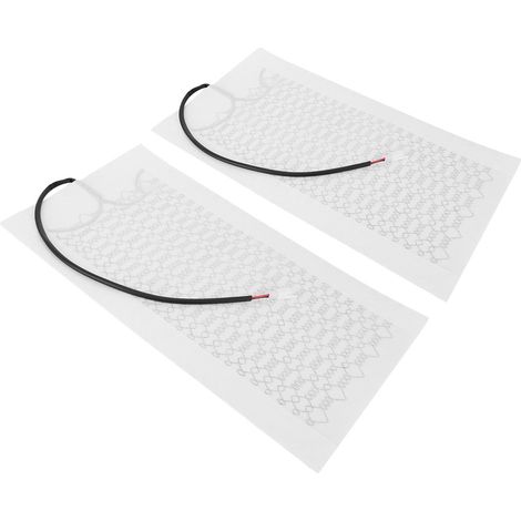2 Coussinets Chauffants Siège Auto 12V Carbone 53x27cm Coussin Chauffant Matelas Chauffant Hiver (1/3)