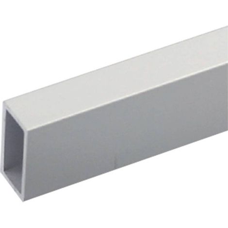 PROFILO PER FAI DA TE TUBO RETTANGOLARE mm 20 x 10 x 1 - mt 1 col.argento